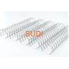 Buy cheap Twin Loop Coated Steel ODM 2:1 Pitch Metal Binding Coils from wholesalers