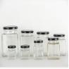 Buy cheap 380ml 250ml Transparent Glass Jars HD Crystal Square Glass Honey Jar from wholesalers