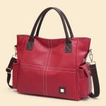 Large Single Strap Genuine Leather Satchel Handbags Purse Womens
