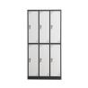 Buy cheap Bedroom Mirror 6 Door Metal Lockers For Employees 0.7mm Thickness from wholesalers