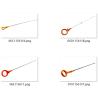Buy cheap ZPY Factory Wholesale Car Parts Engine Oil Dipstick Oil Gauge for Audi 2.4L 06E115611E from wholesalers