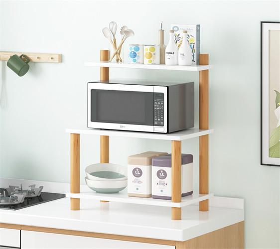 Buy cheap Countertop Assembled Kitchen Microwave Rack Storage Shelves 3 Tier from wholesalers