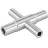 Buy cheap Plumbing tools 4 Way Sillcock Key 4 Wrench Sizes-1/4”,9/32”,5/16”,11/32” (1 Pack) Stainless Steel from wholesalers