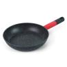 Buy cheap 32cm Heat Resistant Natural Stone Lead 2.5mm Non Stick Wok from wholesalers