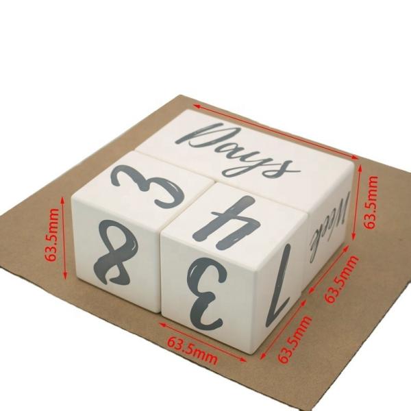 Buy cheap Wooden Baby Milestone Blocks for Newborn Infant Toddler Boy & Girl Baby from wholesalers