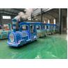 Buy cheap Theme Park Fiberglass Electric Trackless Train 42 Set Hydraulic Power Steering from wholesalers