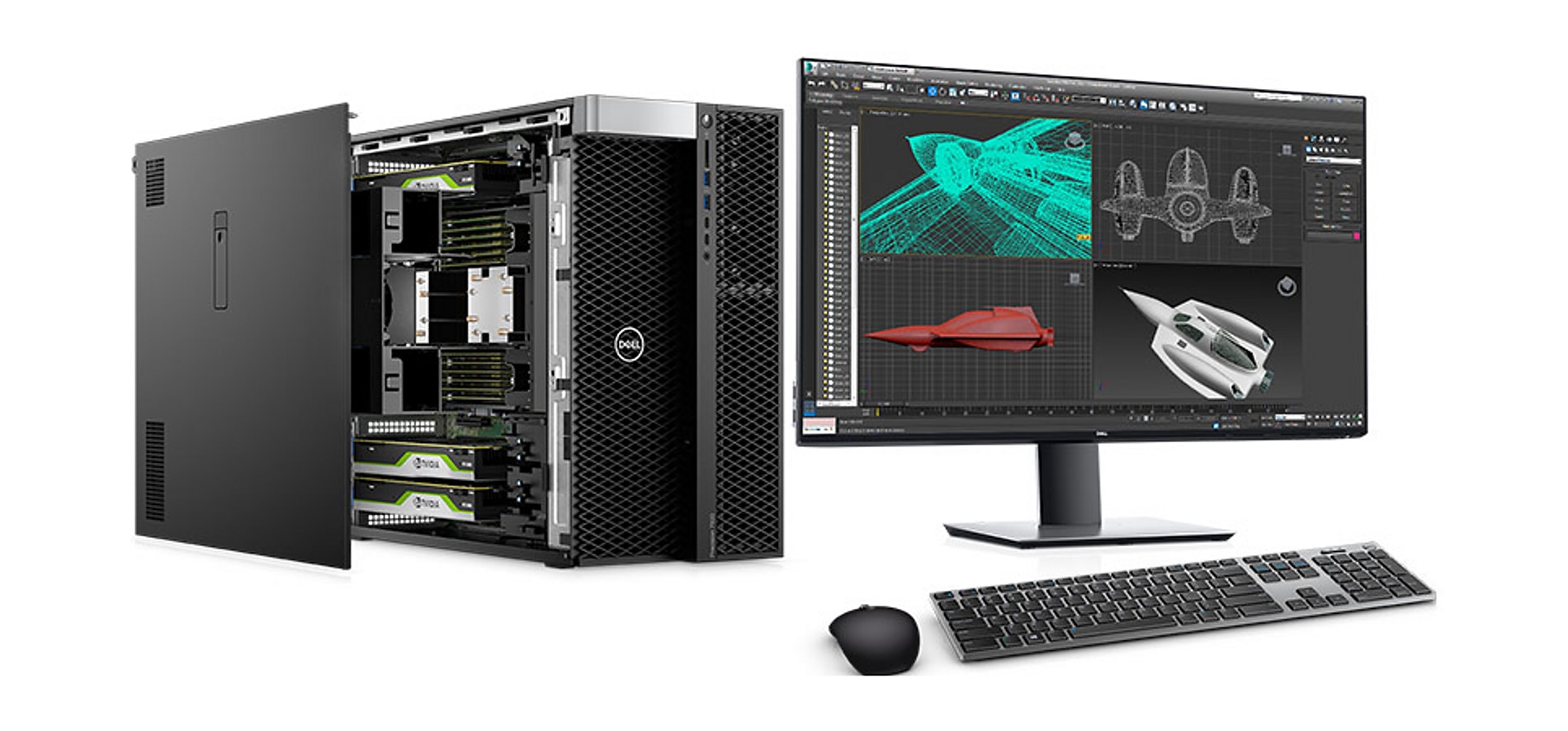 Dell T7920 Intel Xeon 4112 16G 2*500G 1400W Tower Workstation PC for Windows 10/11