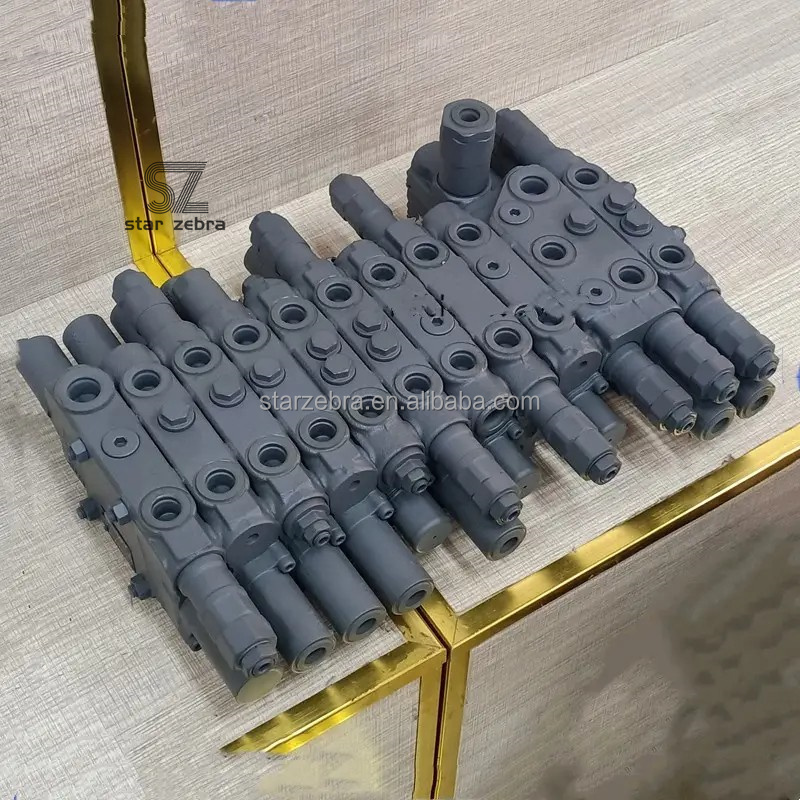 Solidified paper Yanmar 30 35 40 distribution valve multi-way valve main control valve hydraulic oil distributor assembly