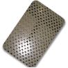 Buy cheap Custom SUS 304 316 316l 3mm Perforated Stainless Steel Sheet For Dining Hall Screen from wholesalers