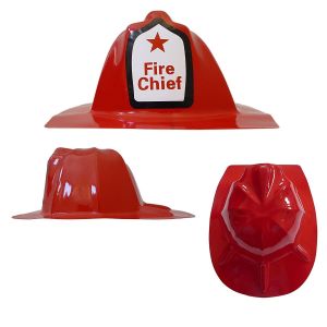 Buy cheap Red Plastic Fire Chief Hat product