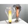 Buy cheap Classic Home Decor Bedroom Portable Table Lamp Amber Decor Glass Shade bedroom table lamps from wholesalers