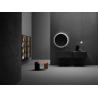 Buy cheap Industrial Style Black Customized Bathroom Storage Cabinet With Glass Door from wholesalers