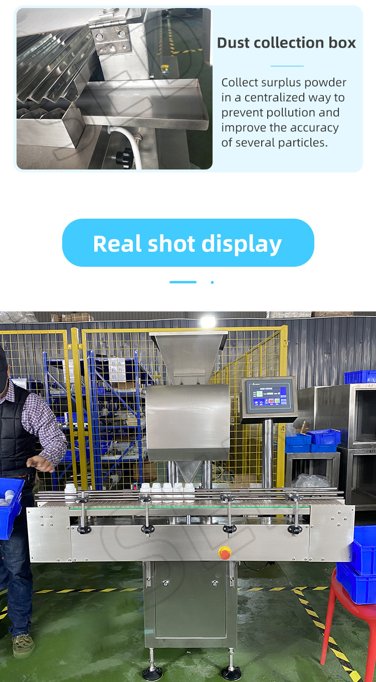 Fully Auto Electronic Tablet Capsule Counting Machine Filling For Simple Operation