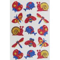 Buy cheap Cartoon Glitter Foam Stickers For Crafts Arts Silk Screen Printing Eco Friendly product