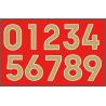 Buy cheap Customized Durable Heat Press Names And Numbers For jerseys uniforms from wholesalers