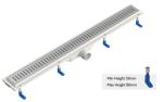 Plastic 360 Degree Rotatable Shower Drains Adjustable Hight Bathroom Floor Drain