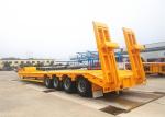 3 Axles 60T Gooseneck Low Bed Semi Trailer