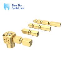 Buy cheap Gold A Set Multi Unit Scan Body For Edentulous Blue Sky Implant product