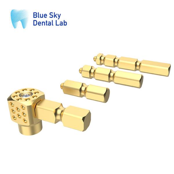 Buy cheap Gold A Set Multi Unit Scan Body For Edentulous Blue Sky Implant from wholesalers