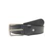 Buy cheap Black Mens Casual Leather Belt With Zinc Alloy Buckle 3.8cm Width from wholesalers