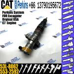 Common Rail Diesel Fuel Injector 20R-9079 553-2592 53L-8062 for C7 C9 325DL