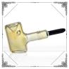 Buy cheap Glass Tankard Sherlock Hand Smoking Pipes 6 Inches with Flowers from wholesalers