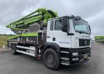 SINOTRUK 37m New Concrete Pump Truck , 2 Axle Truck Euro 6 Emission