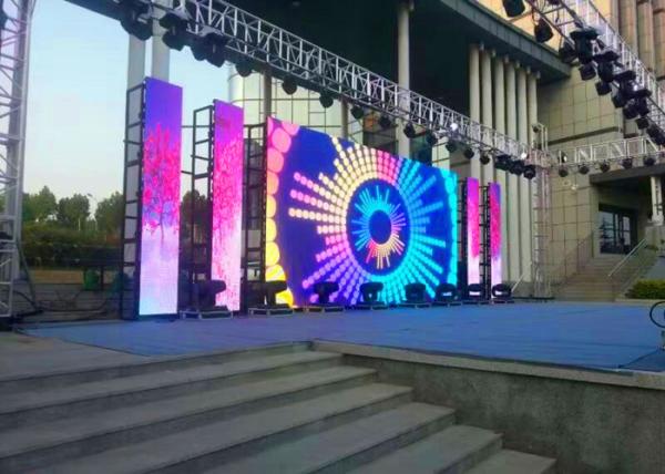 Buy cheap Stage P6 Outdoor LED Display , LED Video Curtain Rental 6000nits High Brightness from wholesalers