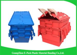 China Plastic Storage Attach Lid Containers 600 * 400mm Assorted Height on sale