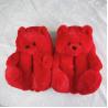 Buy cheap Lovely Plush Teddy Bear Slippers For Bedroom BV Certified from wholesalers