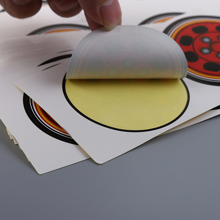 Permanent Printed Self Adhesive Labels Private Logo Glossy Lamination