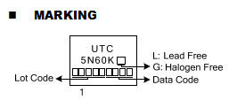 5N60 K-TCQ 5A 600V N-CHANNEL POWER MOSFET