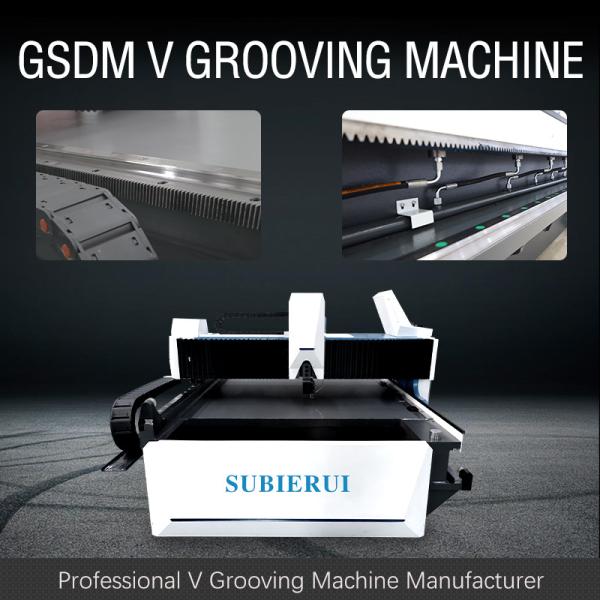 Versatile Automatic V Grooving Machine Stainless Steel Cnc V Grooving Machine