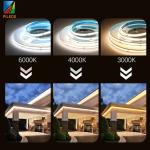 5m Length COB LED Tape Light With Color Temperature 3000K 6000K