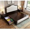 Buy cheap Wood Home Modern Bed Furniture Contemporary Platform Bed Customized from wholesalers
