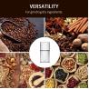 Buy cheap Silver 304 Stainless Steel Electric Coffee Grinder Lid Press Button Coffee Bean Mill Grinder from wholesalers