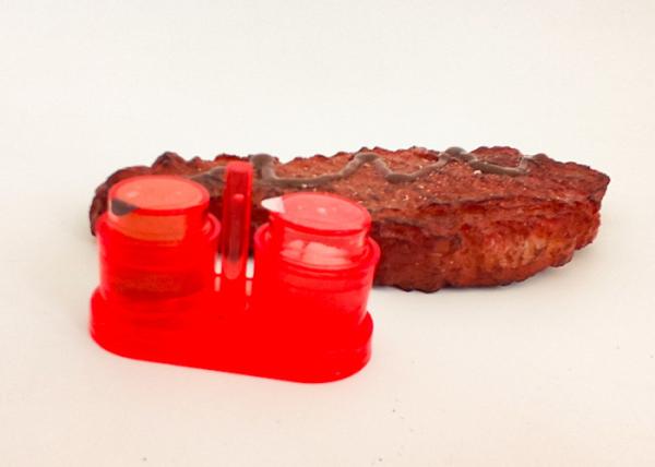 Buy cheap Mini Easy To Take Plastic Seasoning Shakers Customizable Color For Kitchen Pepper Salt Sugar from wholesalers