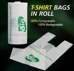 Promotional Fully Biodegradable Compostable Non Woven Shop Bag For Food Packing,
