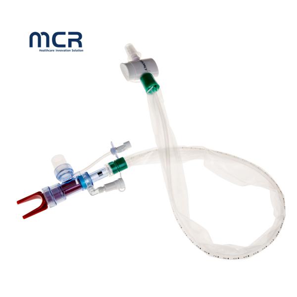 Buy cheap L Type Closed Suction Catheter Automatic Flushing 72H from wholesalers