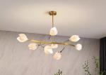 Flower Big Chandelier Interior Designer Ceramic Pendant Lamp Home Decoration For