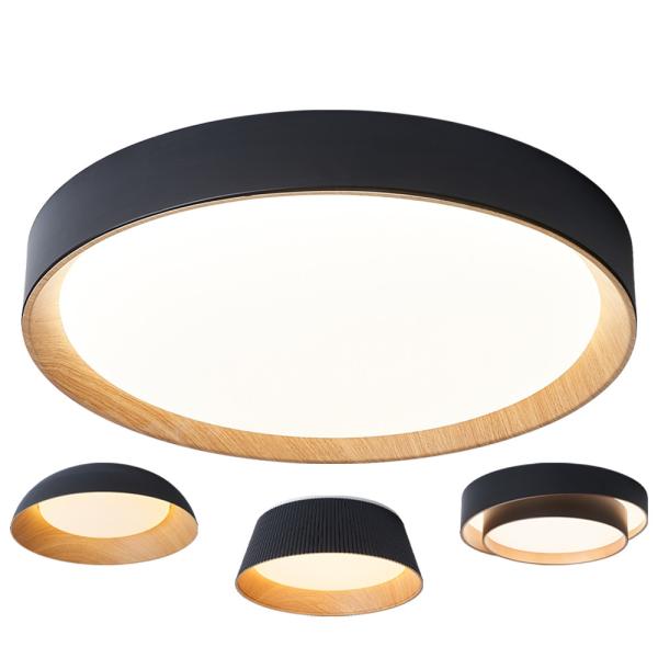Buy cheap Dimmable IP20 Indoor LED Ceiling Lights Wooden Frame Anti Glare from wholesalers