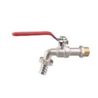 Buy cheap CE Chrome Plated Brass Bib Cock Wall Mounted Lever Handle Type product