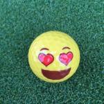 logo golf ball , emoji ball , smile golf ball , gift golf ball , cute golf ball
