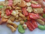 Gourmet Japanese Rice Crackers Artificial Color Organic Rice Crackers