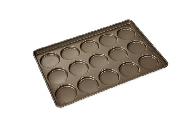 Buy cheap PFA 0.8mm 600x400x40mm Hamburger Bun Baking Pan from wholesalers