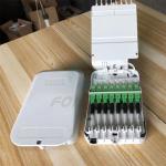16 Cores White IP55 Fiber Optic Wall Mounted Fibre Termination Box For FTTX