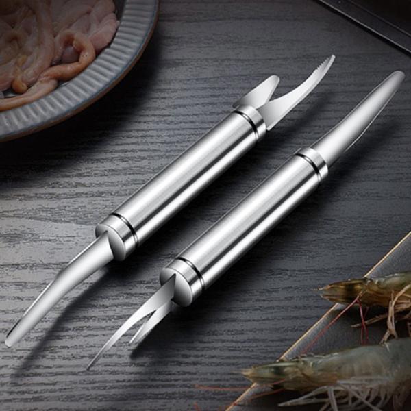 Buy cheap Stainless Steel Material Shrimp Deveiner Tool And Peeler Oyster Shucking Knife from wholesalers