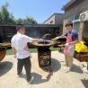 Buy cheap Outdoor 1000mm Diameter Corten Steel Wood Charcoal BBQ Grill With Rust Finish from wholesalers