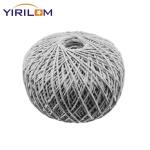 China Row Material Manufacturer Cotton Ropes Custom 3mm Thick Grey Natural Craft