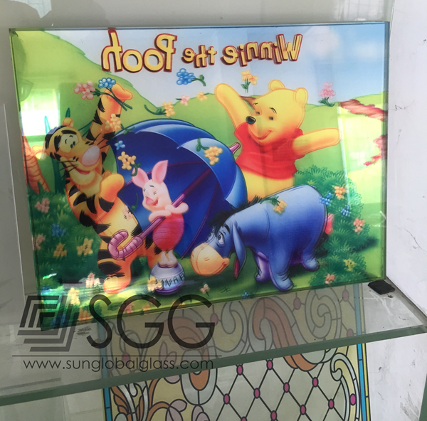 high quality colored painted glass
